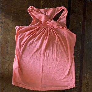 crisscross salmon tank top from H&M in ITALY !!